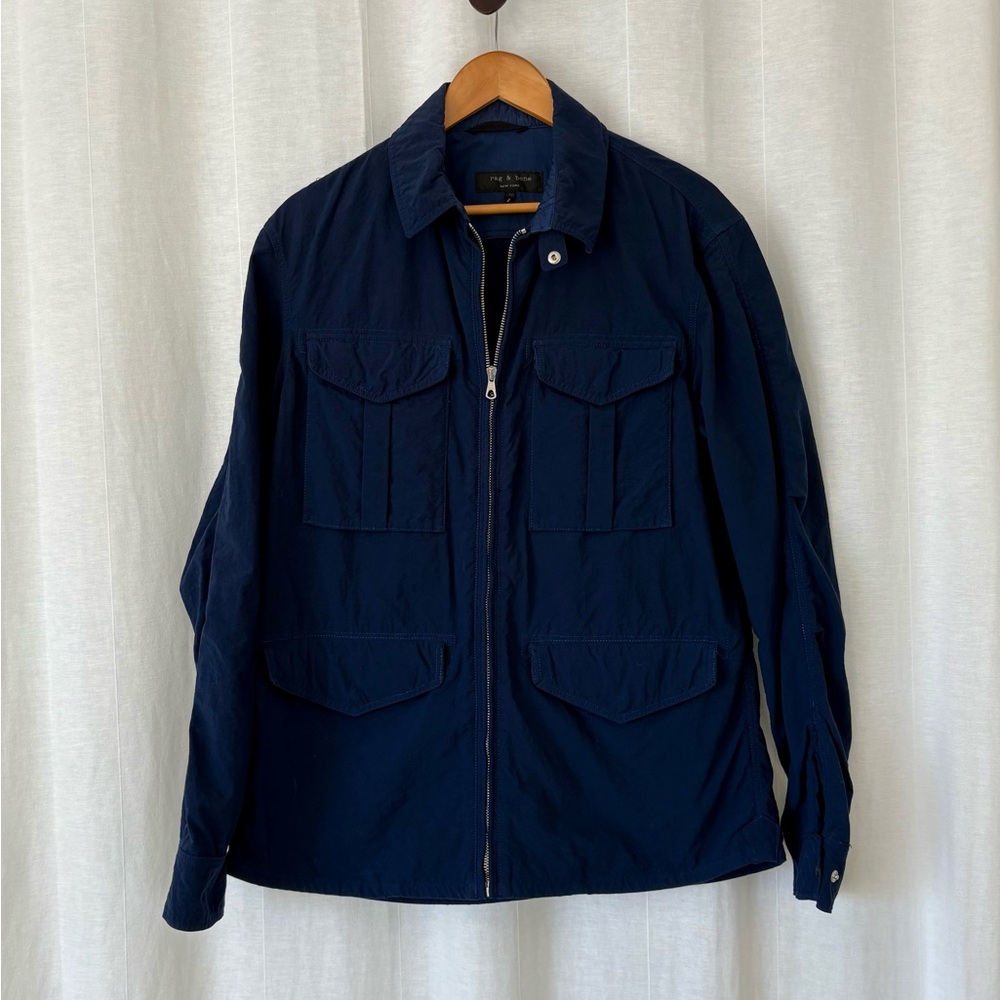 Rag & Bone Navy Field Coat